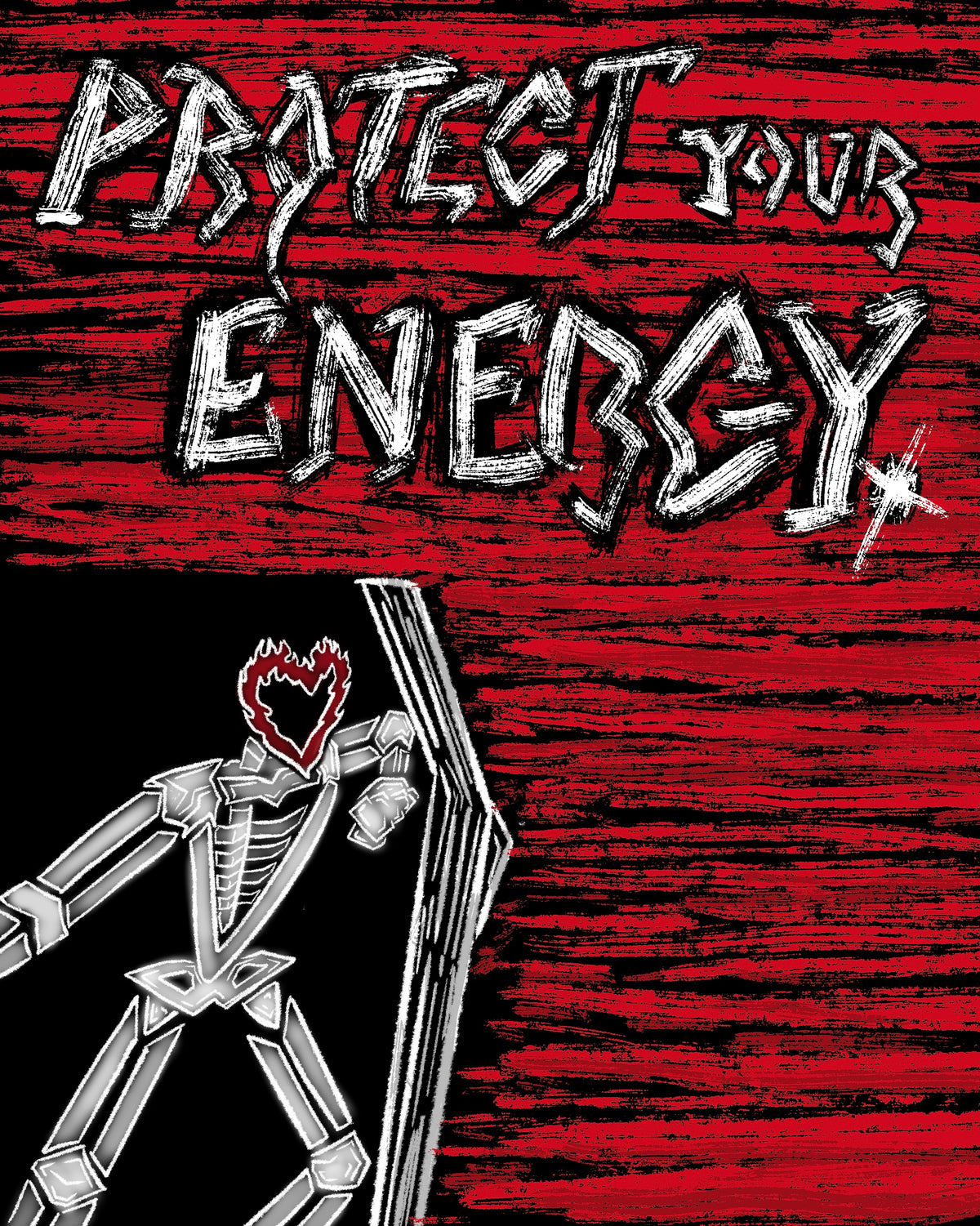 "protect your energy." - Art Print