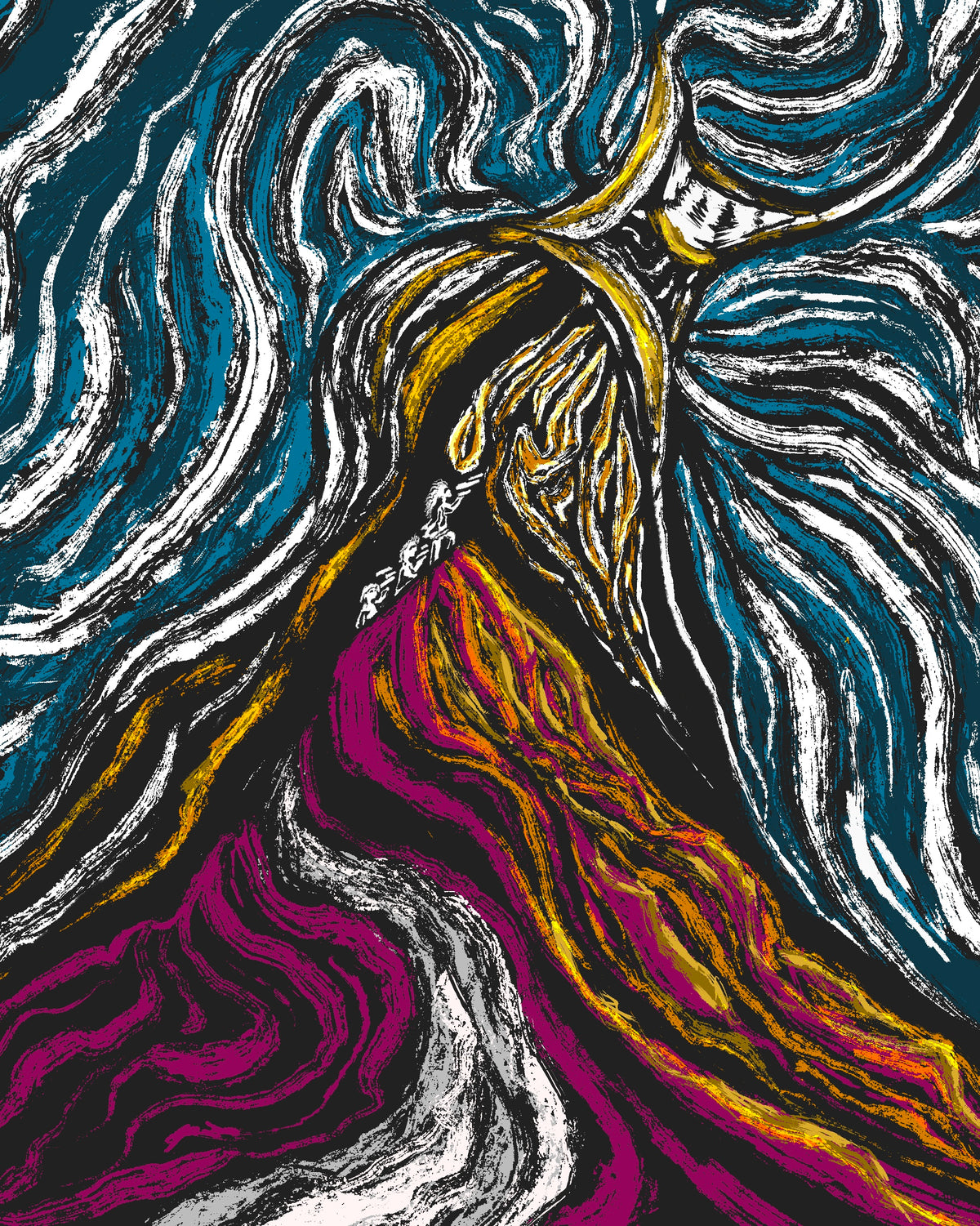 "blessings from the star." - Art Print