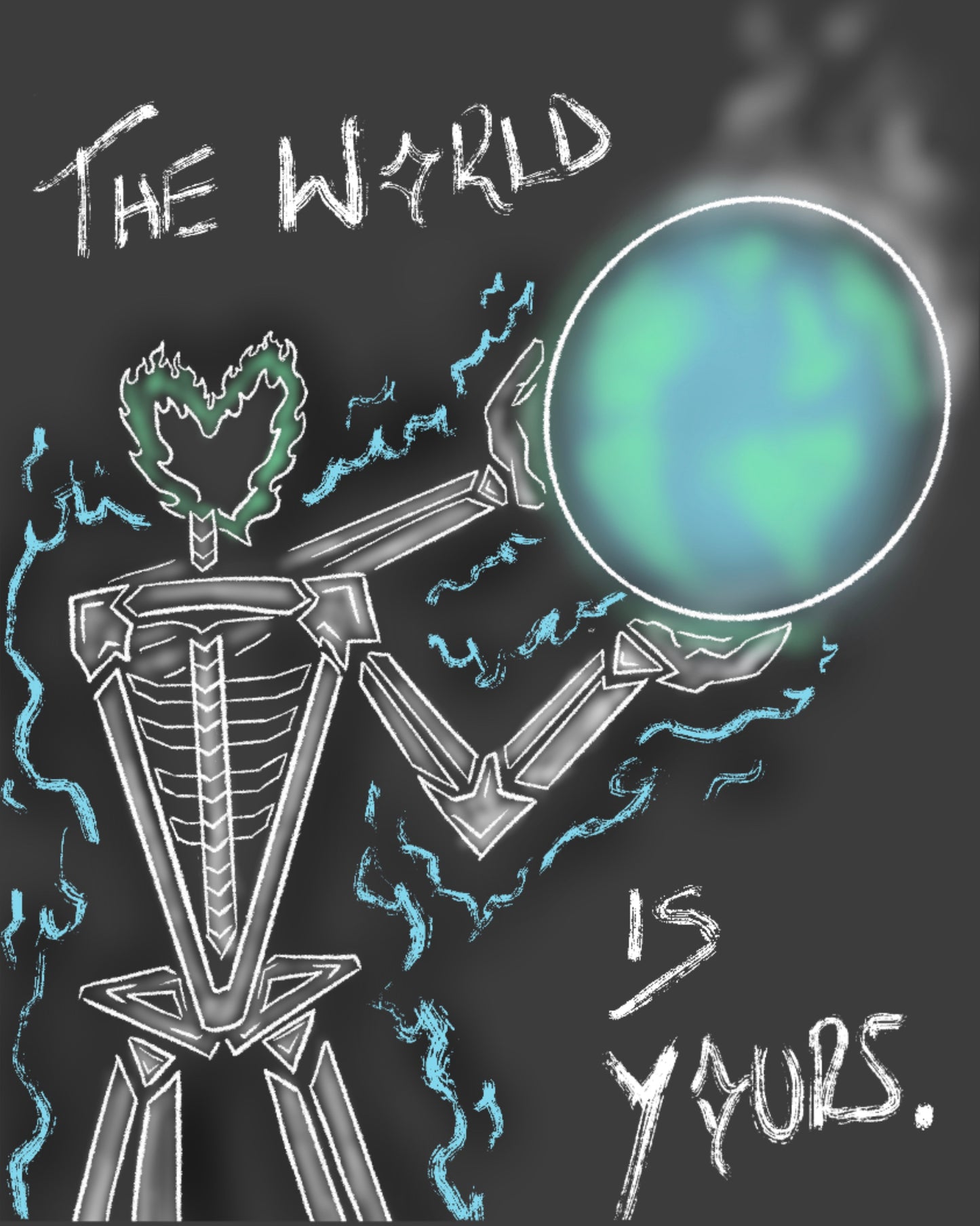 "the world is yours." - Art Print