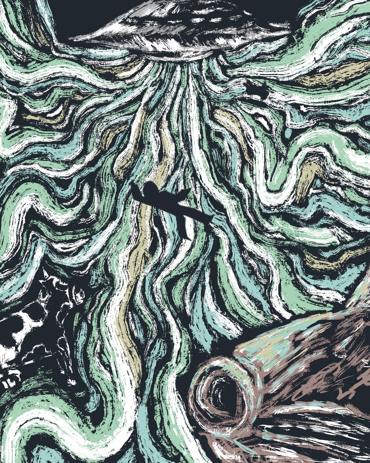 "abduction." - Art Print
