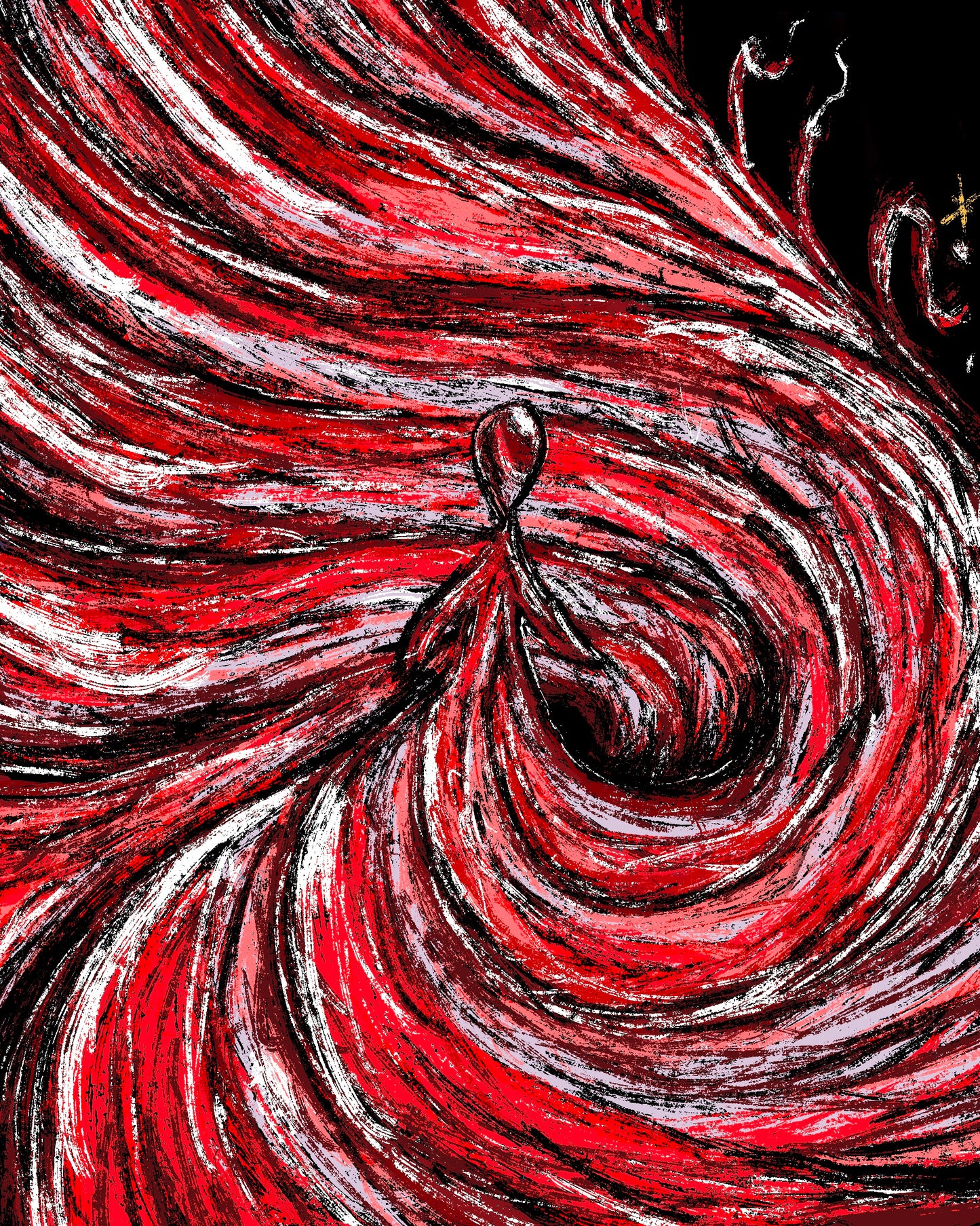 the ocean in a drop. - Art Print